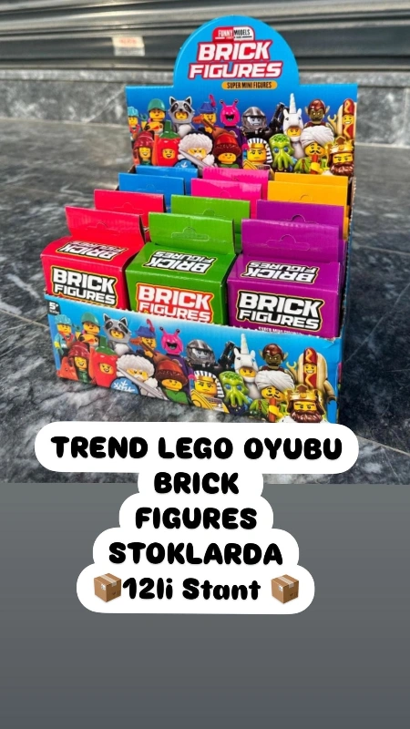 BRİCK FİGÜRES LEGOLAR / 12Lİ STANT